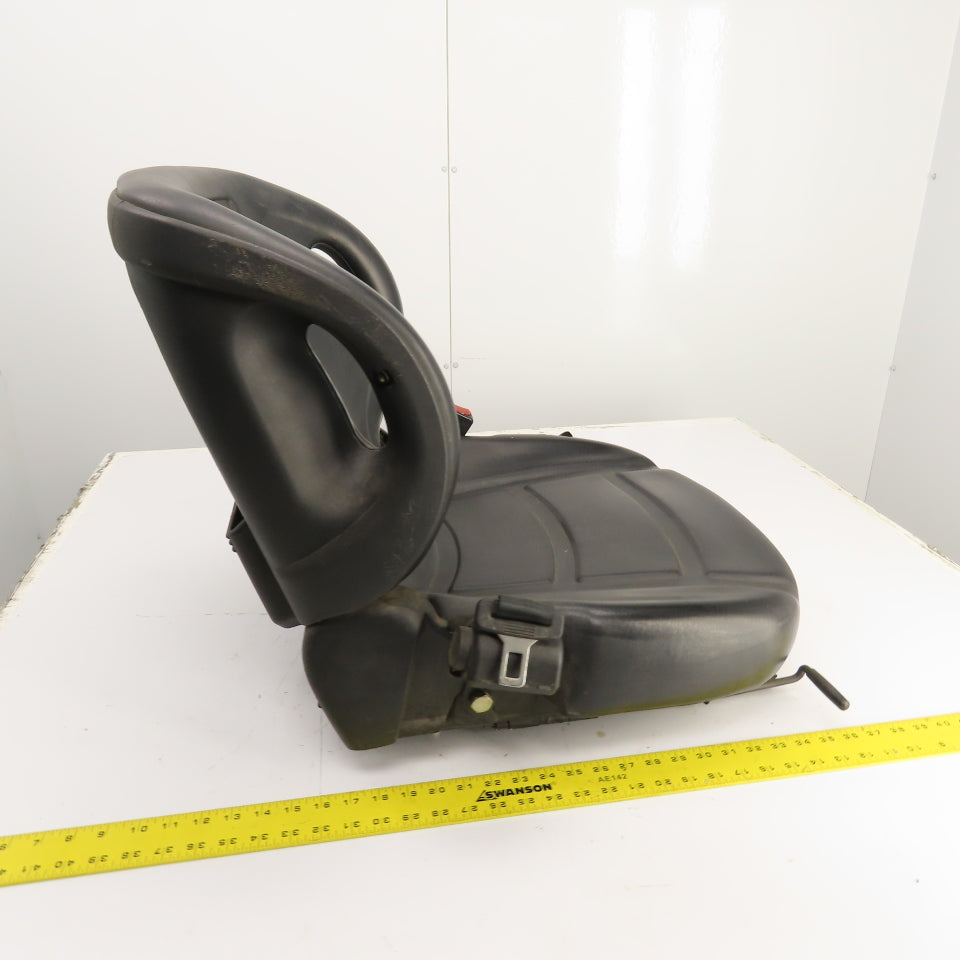 Linde E15S Electric Forklift Vinyl Seat & Safety Belt