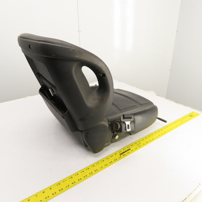 Linde E15S Electric Forklift Vinyl Seat & Safety Belt