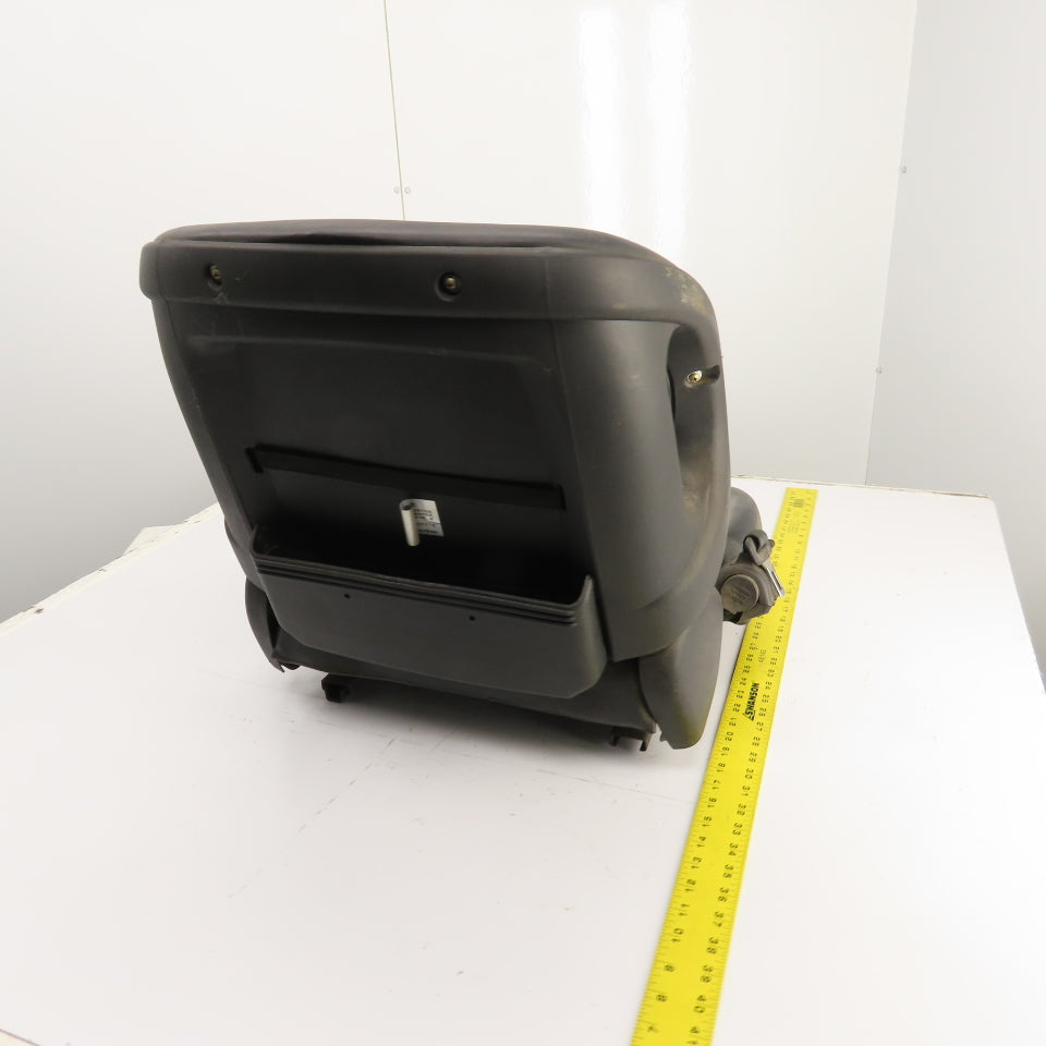 Linde E15S Electric Forklift Vinyl Seat & Safety Belt