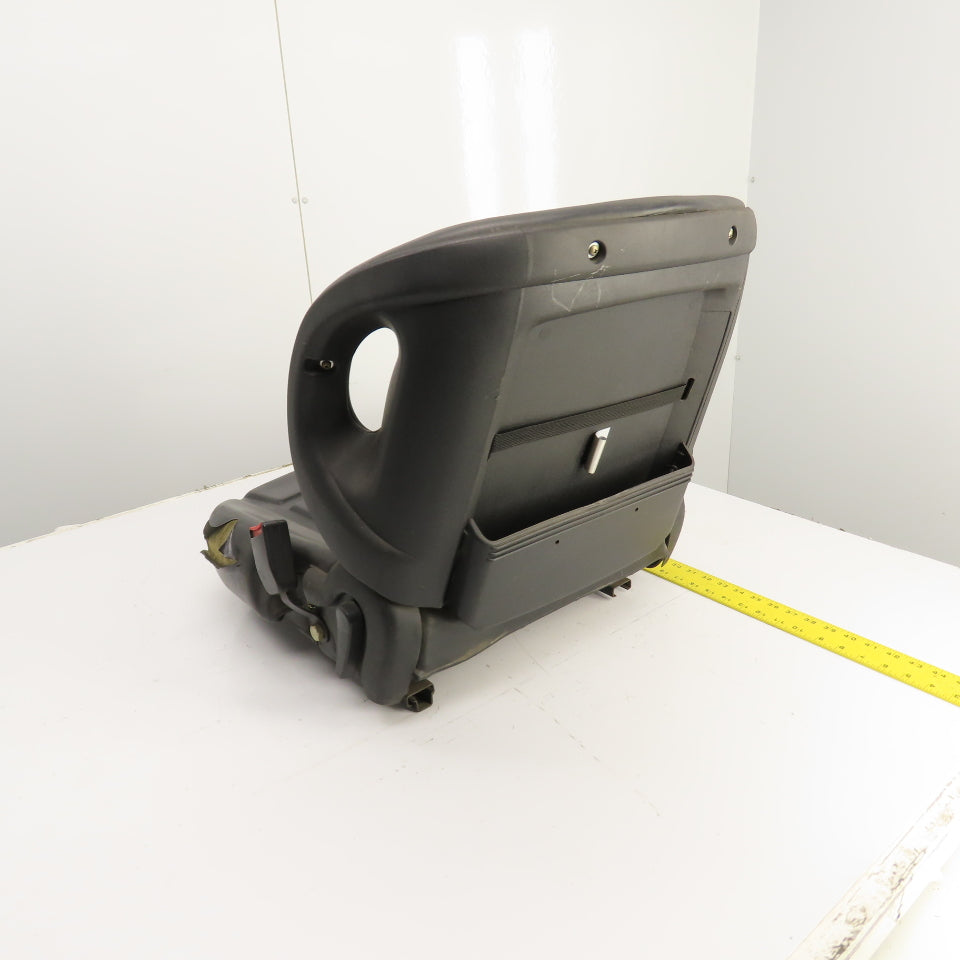 Linde E15S Electric Forklift Vinyl Seat & Safety Belt