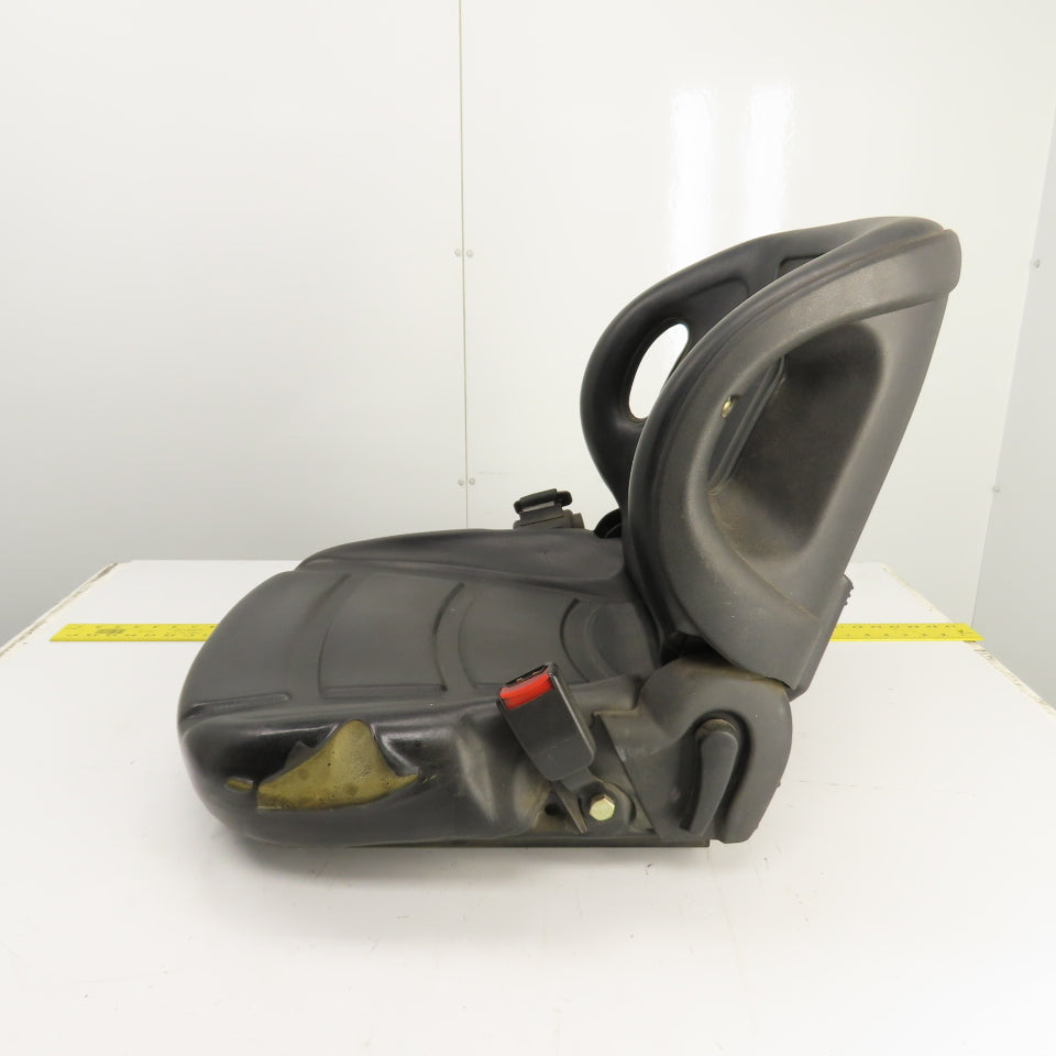 Linde E15S Electric Forklift Vinyl Seat & Safety Belt