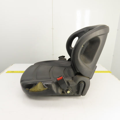 Linde E15S Electric Forklift Vinyl Seat & Safety Belt