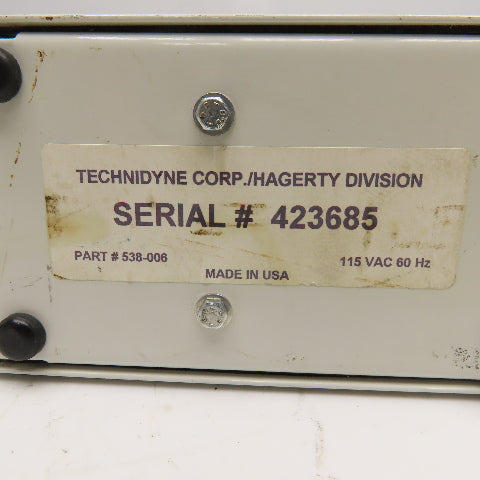 Technidyne 538-006 110V 1Ph Laboratory Circulation Pump Works Parts/Repair