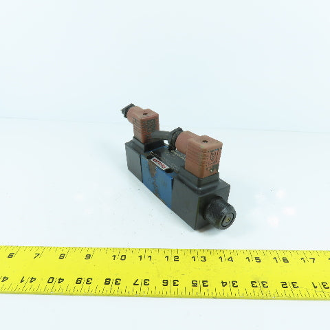 Rexroth 4WE6J62/EW110N9K4/62 Double Solenoid Hydraulic Control Valve 120V Coils