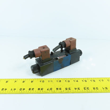 Rexroth 4WE6J62/EW110N9K4/62 Double Solenoid Hydraulic Control Valve 120V Coils