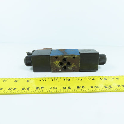 Rexroth 4WE6J62/EW110N9K4/62 Double Solenoid Hydraulic Control Valve 120V Coils
