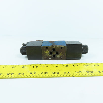 Rexroth 4WE6J62/EW110N9K4/62 Double Solenoid Hydraulic Control Valve 120V Coils