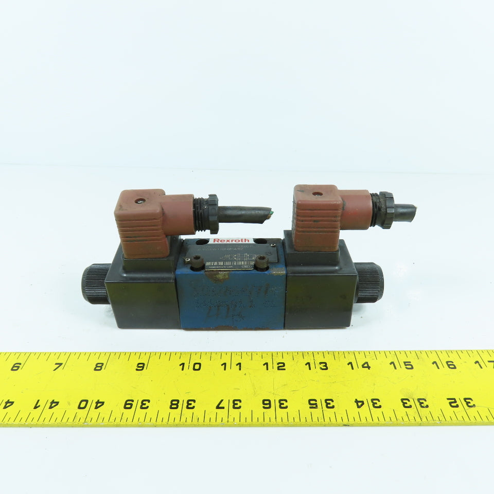 Rexroth 4WE6J62/EW110N9K4/62 Double Solenoid Hydraulic Control Valve 120V Coils