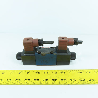 Rexroth 4WE6J62/EW110N9K4/62 Double Solenoid Hydraulic Control Valve 120V Coils