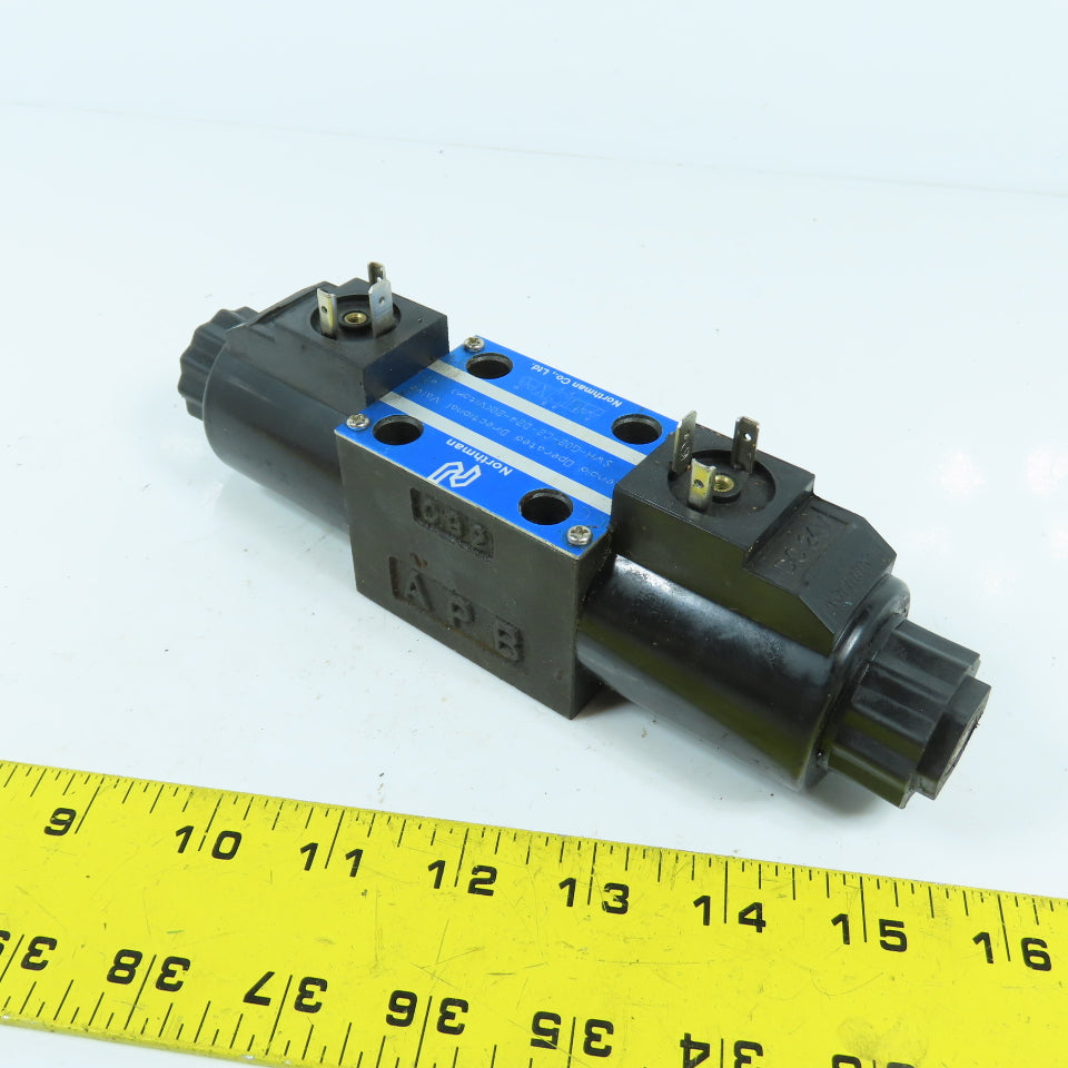 Northman SWH-G02-C2-D24-20 Double Solenoid Hydraulic Control Valve 24VDC Coils