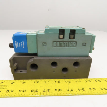 Numatics 123BA400MP00061 2 Position Pneumatic Valve On Manifold 24VDC Coil