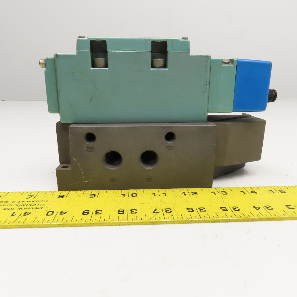 Numatics 123BA400MP00061 2 Position Pneumatic Valve On Manifold 24VDC Coil