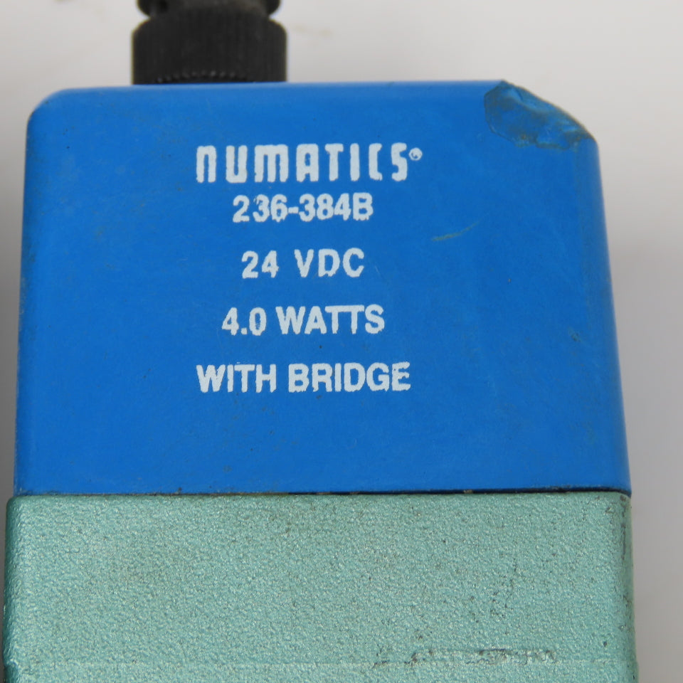 Numatics 123BA400MP00061 2 Position Pneumatic Valve On Manifold 24VDC Coil