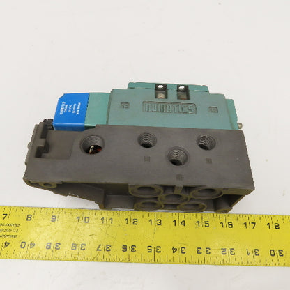 Numatics 123BA400MP00061 2 Position Pneumatic Valve On Manifold 24VDC Coil