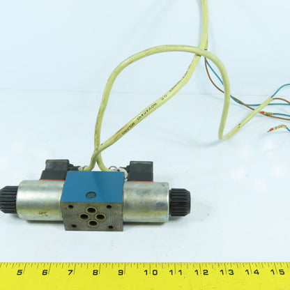 Bosch 0 810 091 242 2 Position Hydraulic Directional Valve 24VDC Coil 315 Bar