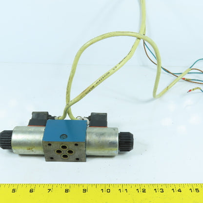 Bosch 0 810 091 242 2 Position Hydraulic Directional Valve 24VDC Coil 315 Bar