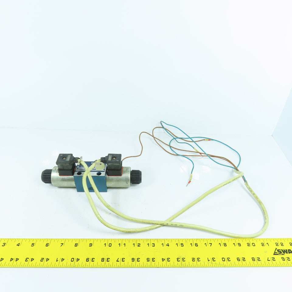 Bosch 0 810 091 242 2 Position Hydraulic Directional Valve 24VDC Coil 315 Bar