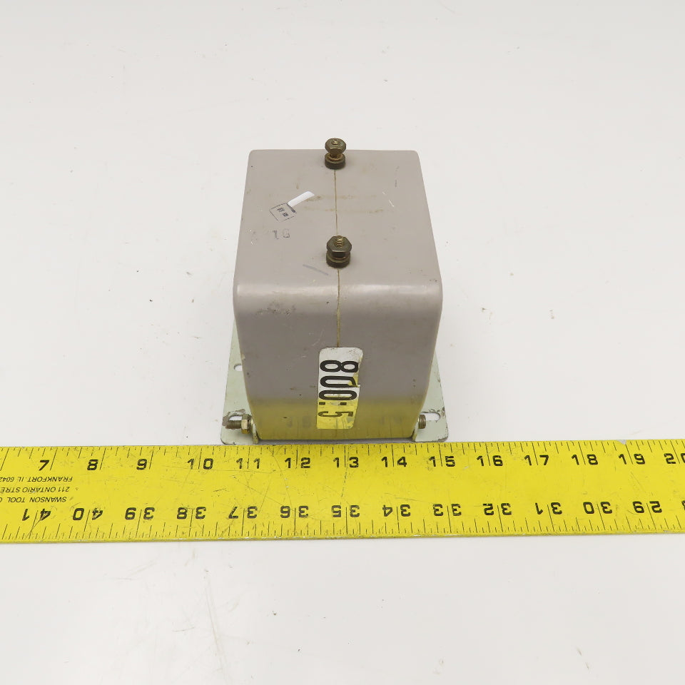 Westinghouse 3486C98H08 Type 76 800:5 25-400Hz 600V Max Current Transformer