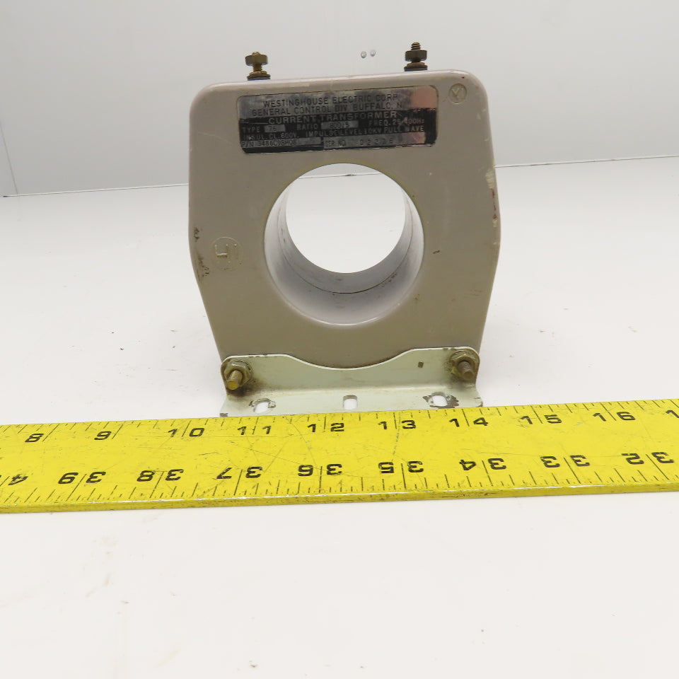 Westinghouse 3486C98H08 Type 76 800:5 25-400Hz 600V Max Current Transformer