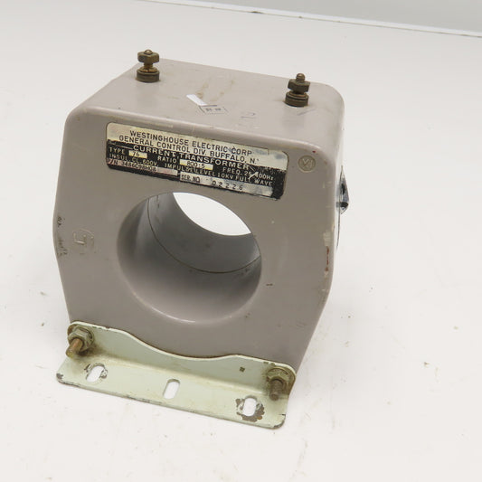 Westinghouse 3486C98H08 Type 76 800:5 25-400Hz 600V Max Current Transformer