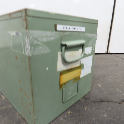 23" x 11" x 11-1/2" Tall Industrial Steel Parts Storage Bin