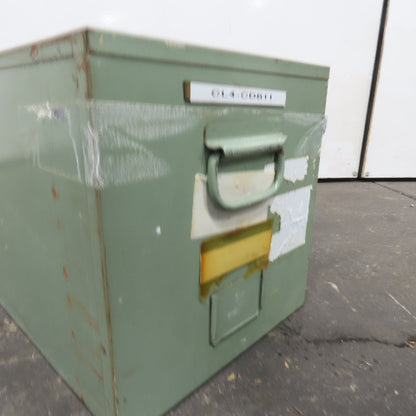 23" x 11" x 11-1/2" Tall Industrial Steel Parts Storage Bin