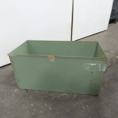 23" x 11" x 11-1/2" Tall Industrial Steel Parts Storage Bin