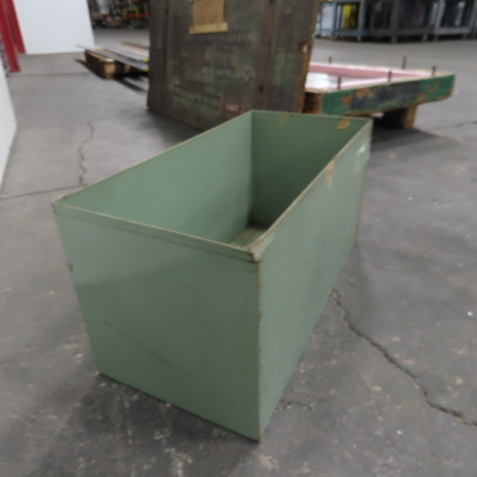 23" x 11" x 11-1/2" Tall Industrial Steel Parts Storage Bin