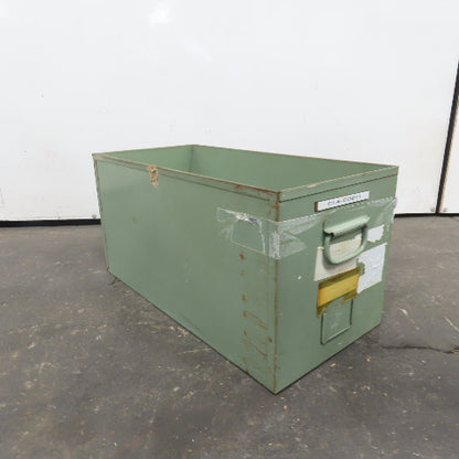 23" x 11" x 11-1/2" Tall Industrial Steel Parts Storage Bin