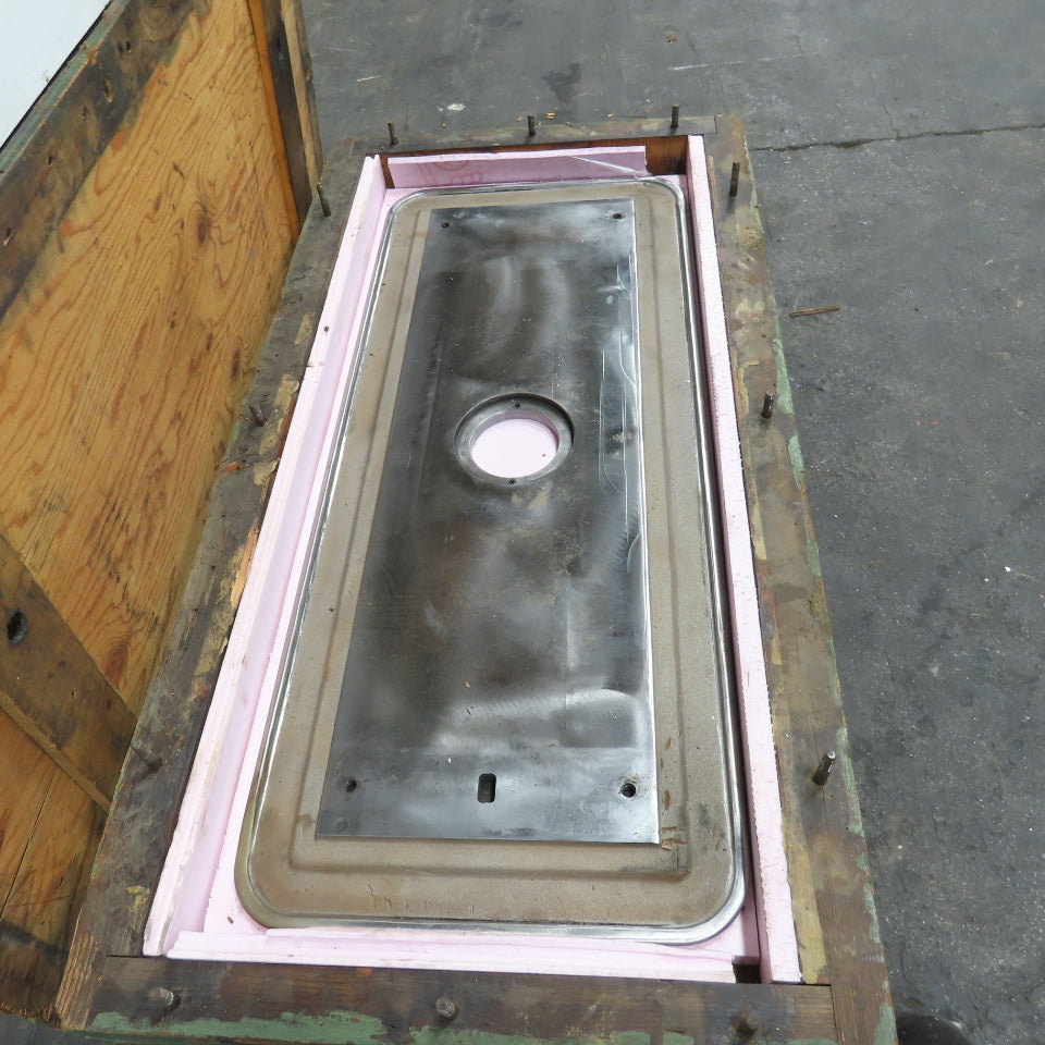 51-1/2" x 21-1/2" Cast Steel Worktop Machine Top 5" Center Bore