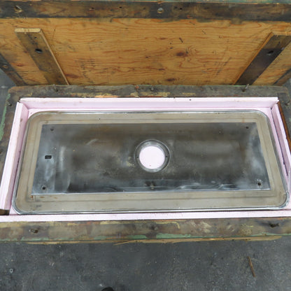 51-1/2" x 21-1/2" Cast Steel Worktop Machine Top 5" Center Bore