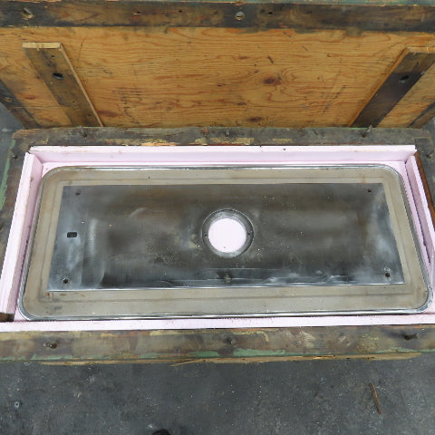 51-1/2" x 21-1/2" Cast Steel Worktop Machine Top 5" Center Bore