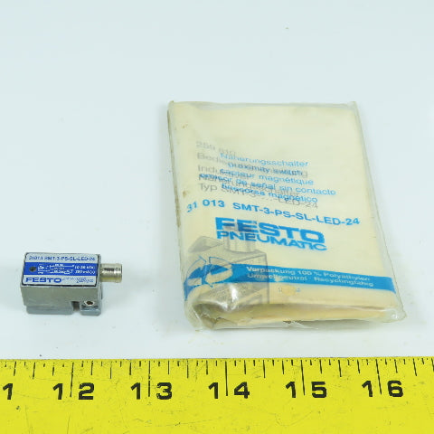 Festo 31013 SMT-3-PS-SL-LED-24 Perma Prox Proximity Sensor 10-30VDC