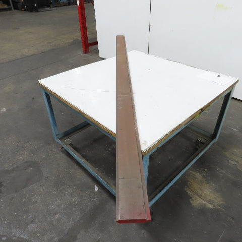 94-1/2" Long 90° V-Forming Press Brake Die Punch 4-3/8" W 15/16" Thick 1/2" Tang