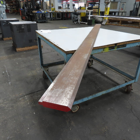 94-1/2" Long 90° V-Forming Press Brake Die Punch 4-3/8" W 15/16" Thick 1/2" Tang