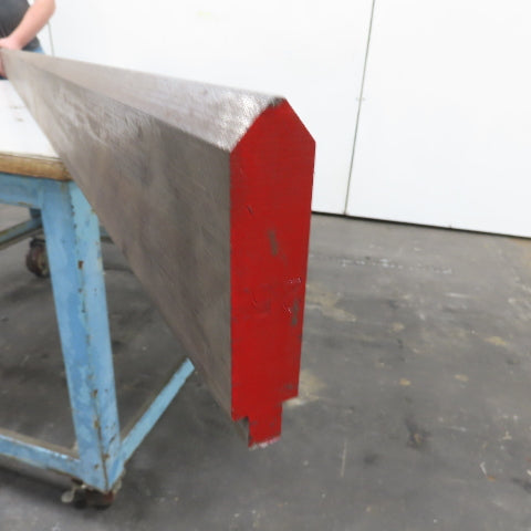 97-3/4" Long 90° V-Forming Press Brake Die Punch 4-3/8" W 15/16" Thick 1/2" Tang