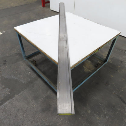 96-1/2" Long 90° V-Forming Press Brake Die Punch 4-3/8" W 1" Thick 1/2" Tang