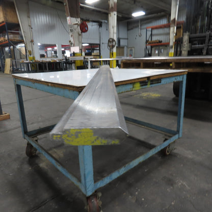 96-1/2" Long 90° V-Forming Press Brake Die Punch 4-3/8" W 1" Thick 1/2" Tang