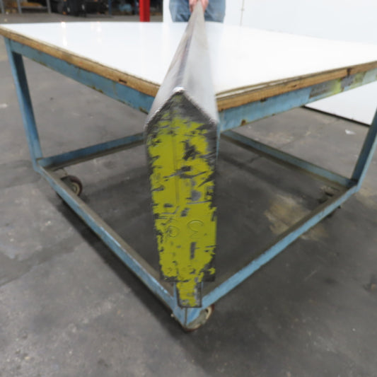 96-1/2" Long 90° V-Forming Press Brake Die Punch 4-3/8" W 1" Thick 1/2" Tang