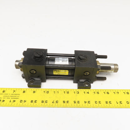 Parker CKCPTC2HLT29A29AC 1-1/2" Bore 1-1/2" Stroke Double Rod Hydraulic Cylinder