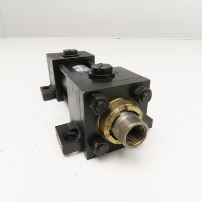 Parker CKCPTC2HLT29A29AC 1-1/2" Bore 1-1/2" Stroke Double Rod Hydraulic Cylinder