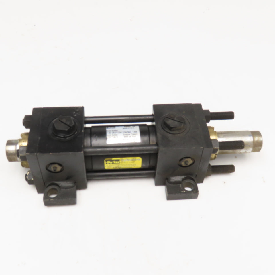 Parker CKCPTC2HLT29A29AC 1-1/2" Bore 1-1/2" Stroke Double Rod Hydraulic Cylinder