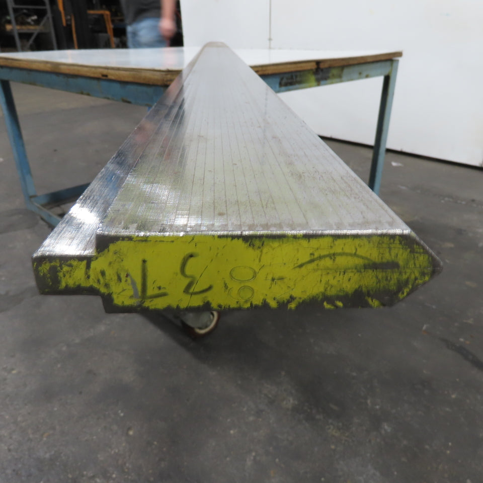 147-1/4" Long 90° V-Forming Press Brake Die Punch 4-1/4"W 15/16" Thick 1/2" Tang