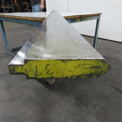147-1/4" Long 90° V-Forming Press Brake Die Punch 4-1/4"W 15/16" Thick 1/2" Tang
