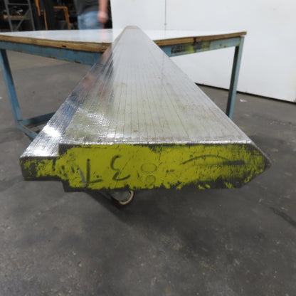 147-1/4" Long 90° V-Forming Press Brake Die Punch 4-1/4"W 15/16" Thick 1/2" Tang