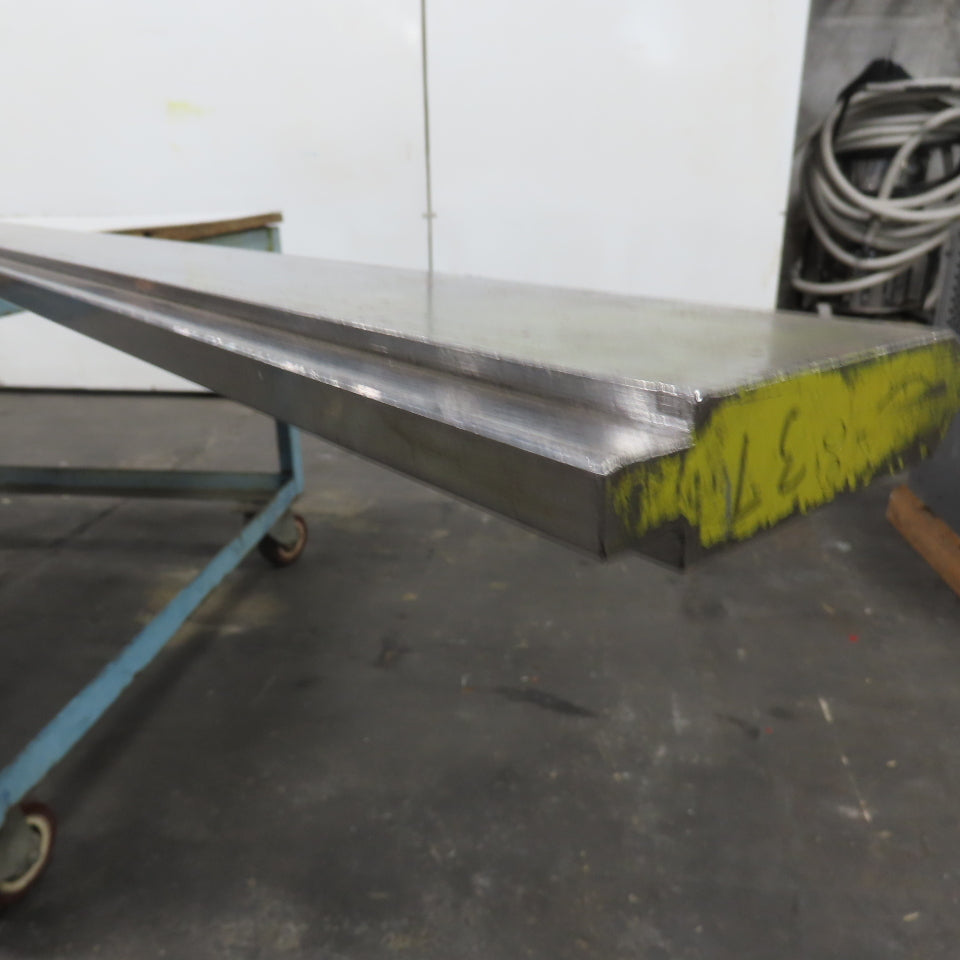 147-1/4" Long 90° V-Forming Press Brake Die Punch 4-1/4"W 15/16" Thick 1/2" Tang