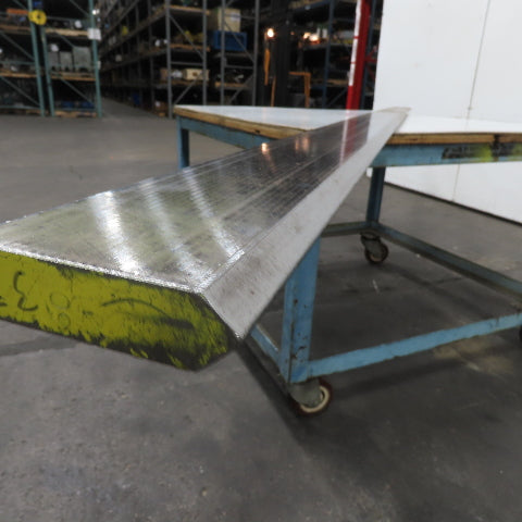 147-1/4" Long 90° V-Forming Press Brake Die Punch 4-1/4"W 15/16" Thick 1/2" Tang