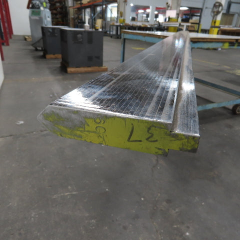 147-1/4" Long 90° V-Forming Press Brake Die Punch 4-1/4"W 15/16" Thick 1/2" Tang