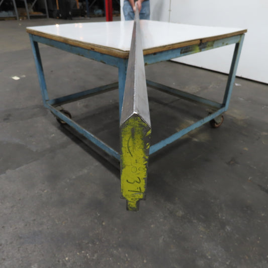 147-1/4" Long 90° V-Forming Press Brake Die Punch 4-1/4"W 15/16" Thick 1/2" Tang