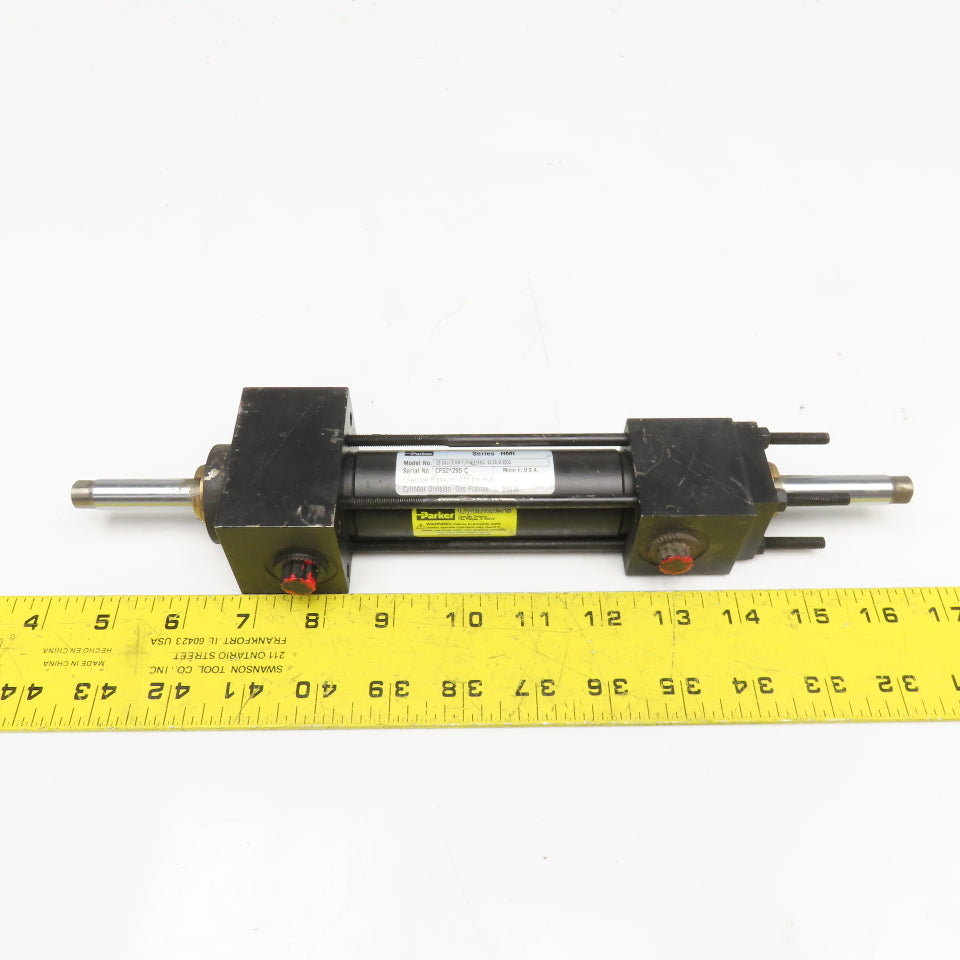 Parker Series HMI 25mm Bore 80mm Double Stroke Pneumatic Hydraulic Cylinder
